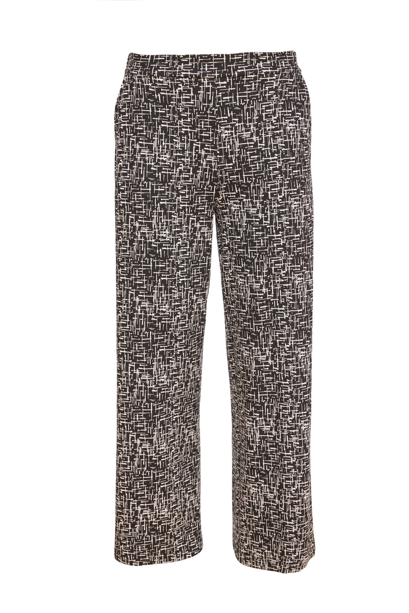 NAW24188 Pantalon imprimé en laine mélangée NAYA