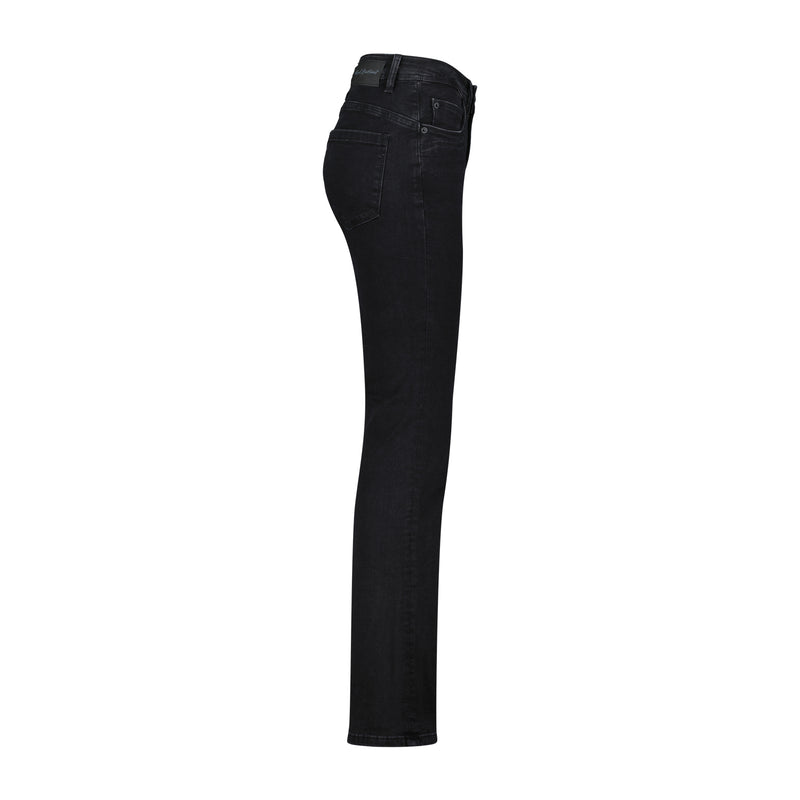 SRB4079 Black Babette Trouser Red Button Leg 31"