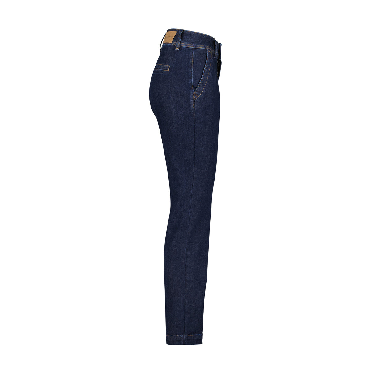 SRB4283 DARK BLUE Diana Jeans Red Button