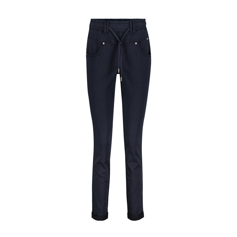 SRB4287 NAVY Tessy Jogger Bouton Rouge