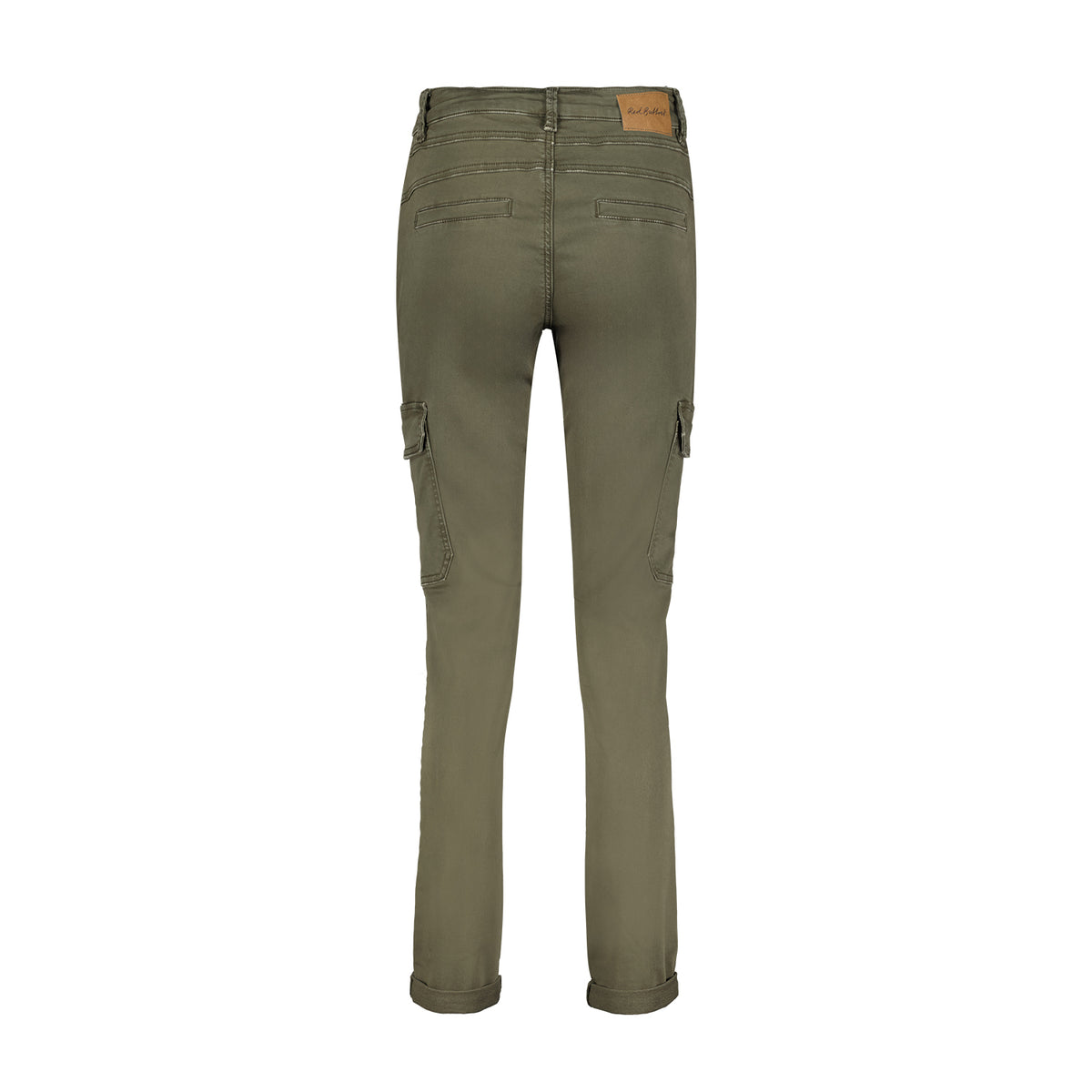 SRB4325 Dark Khaki Cargo Jogger Red Button