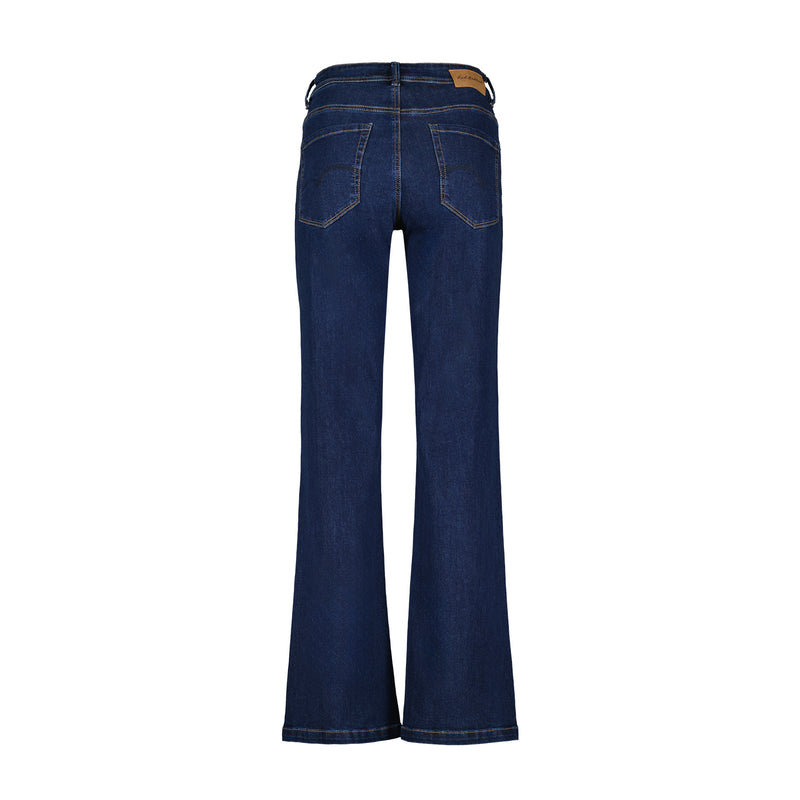 SRB4334 BLEU FONCÉ Colette Jean 5 Poches Bouton Rouge