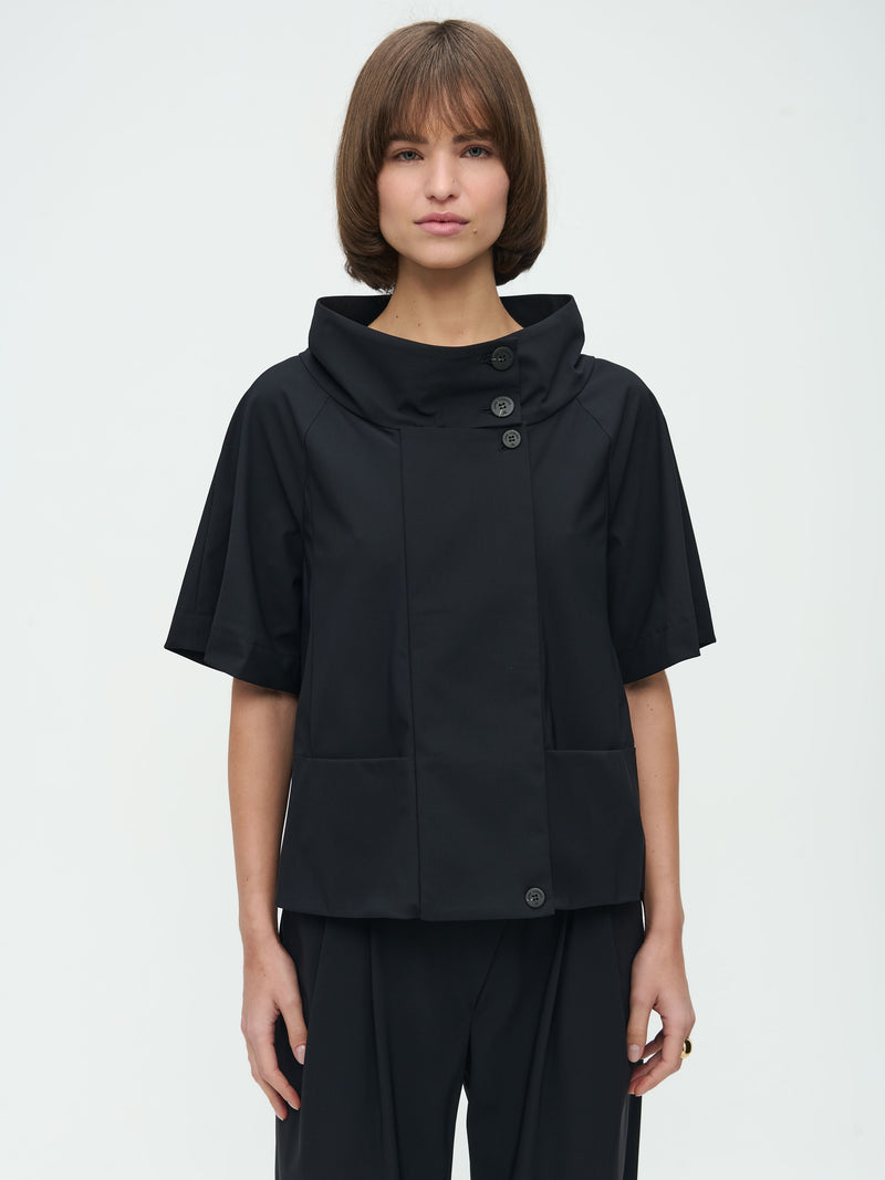 SU12416060 Veste London Noir Jersey Technique JANE LUSHKA