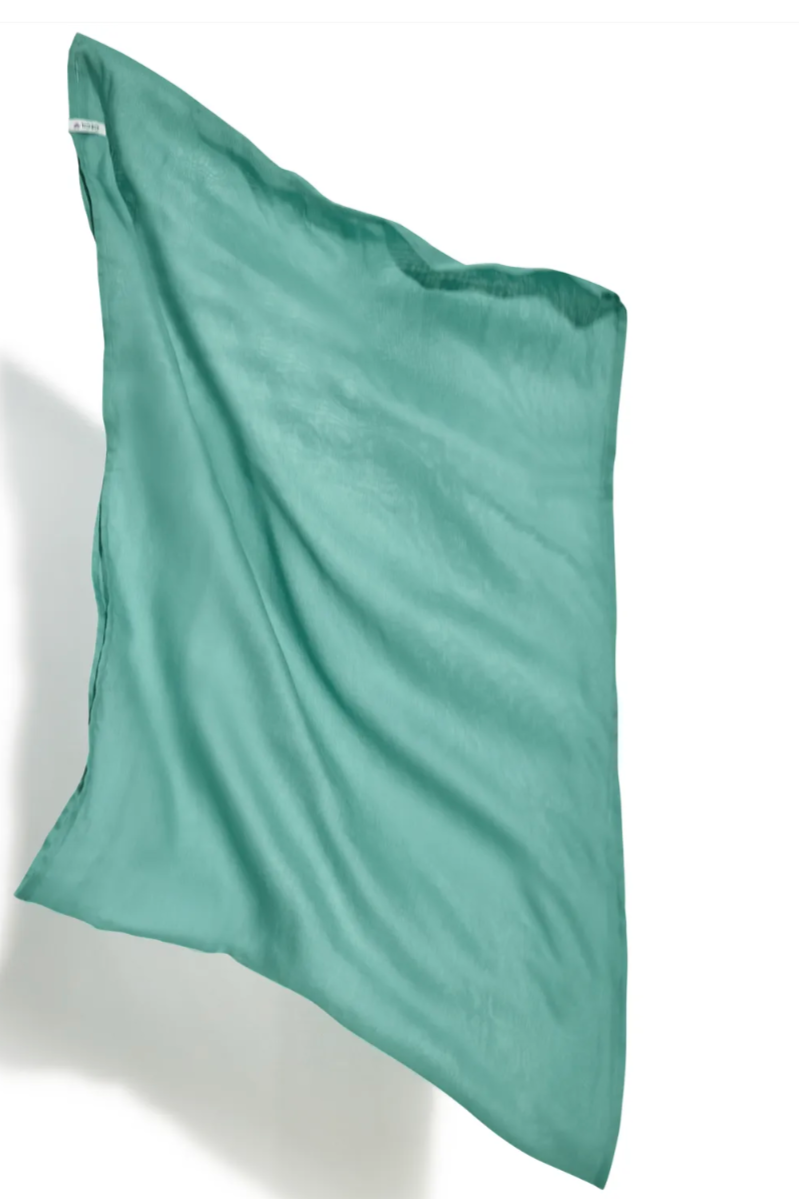 CECIL Adriatic Green Solid Loop Scarf 572508