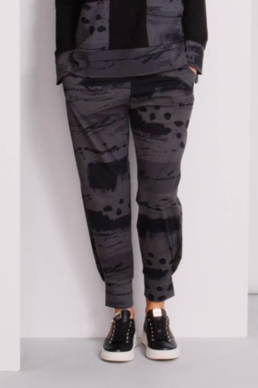 NAYA Splash Print Cuff Trouser NAW24325