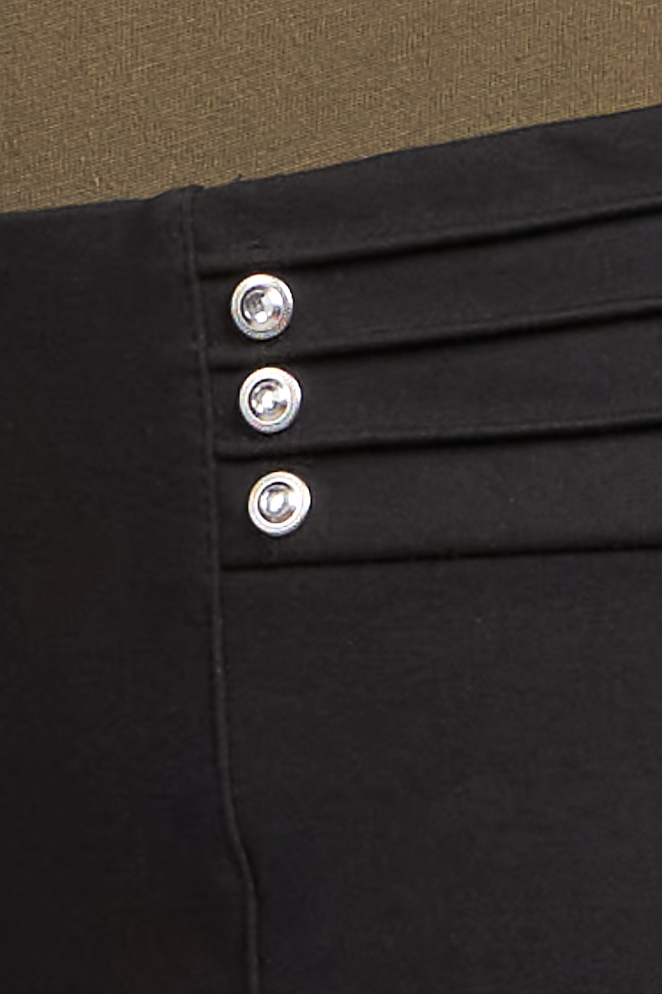 600T Ponte Contour Regular Trouser With Diamante Pinns