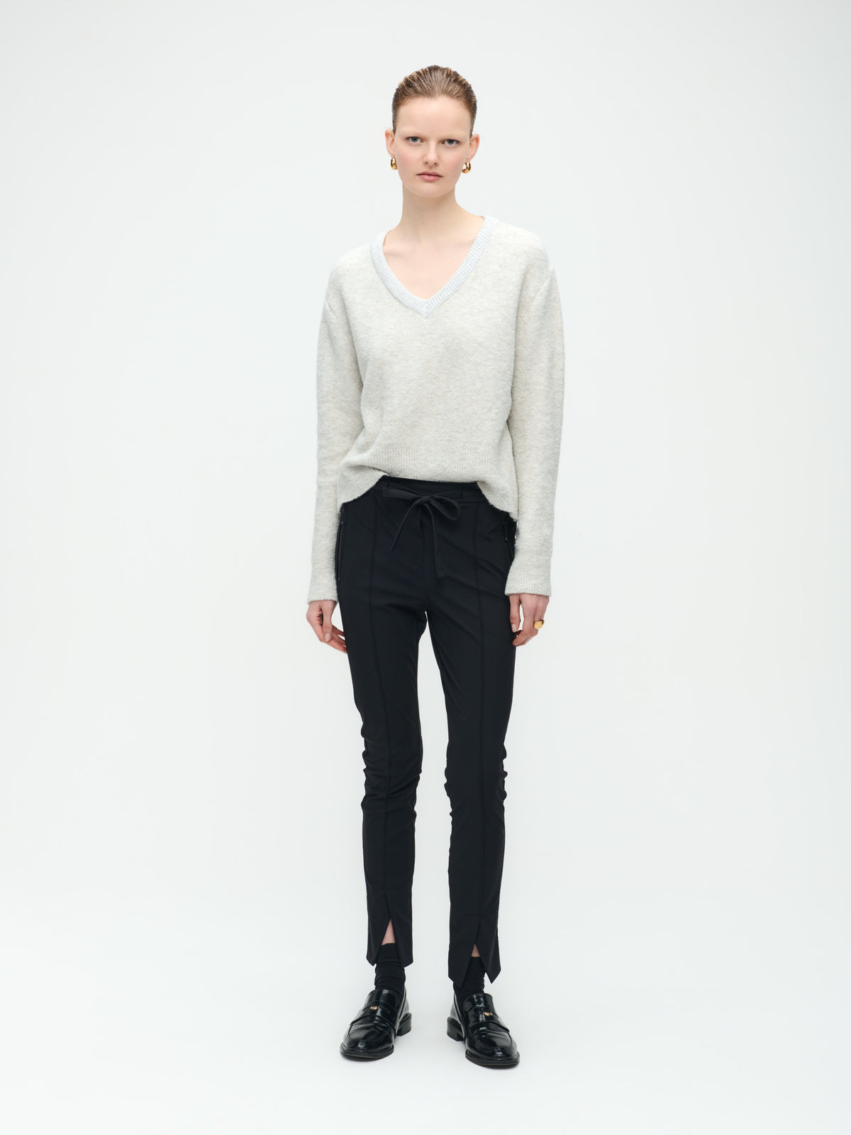 U2241950 Pantalon Tessa Noir Jersey Technique JANE LUSHKA