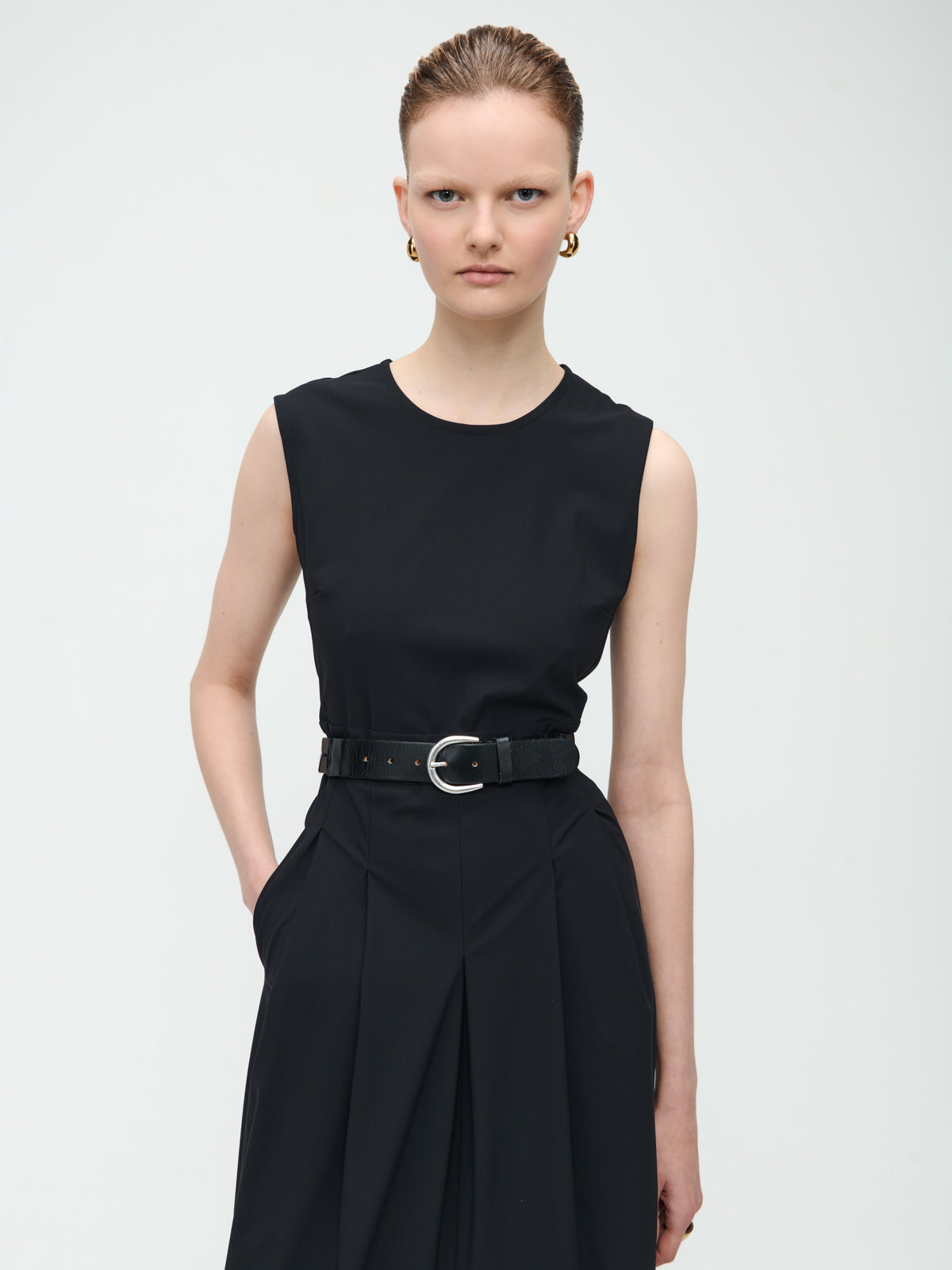 JANE LUSHKA Black Jackie Technical Jersey Dress U9241111