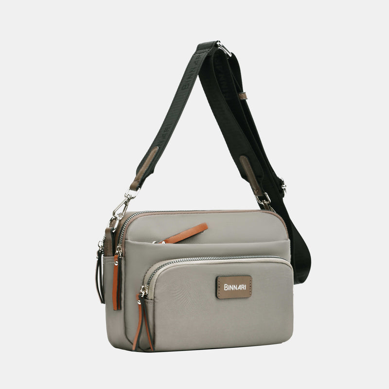 20292 Taupe Granada Shoulder Bag Binnari