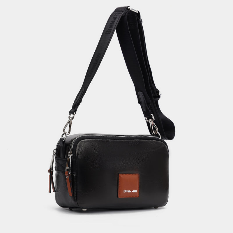 20322 Black Jerez Crossbody Bag Binnari