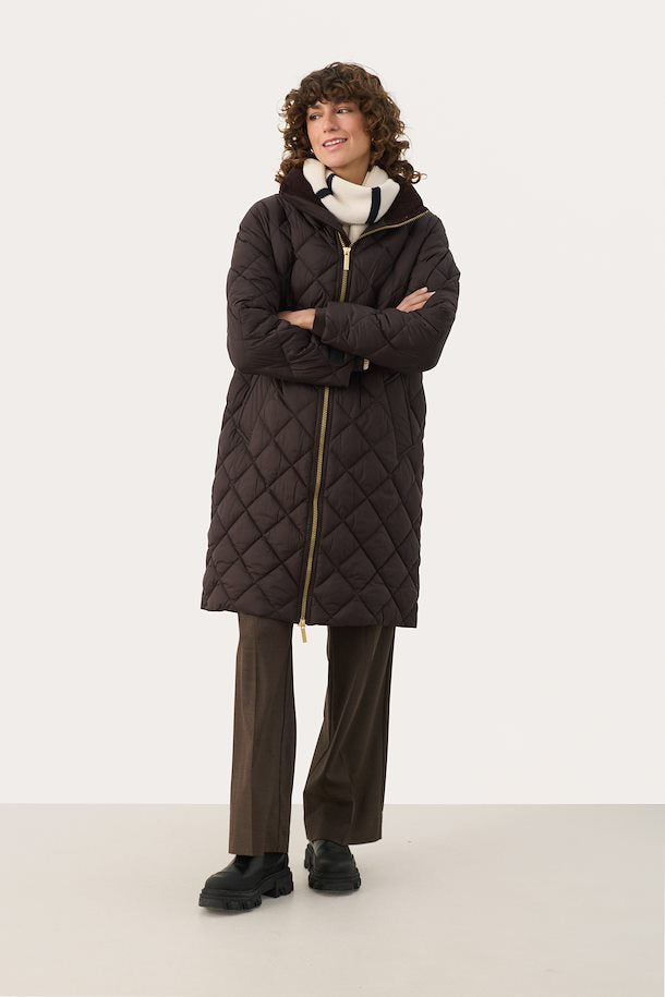 30308717 CHOCOLATE TORTE Part Two Cheas Quilted Coat